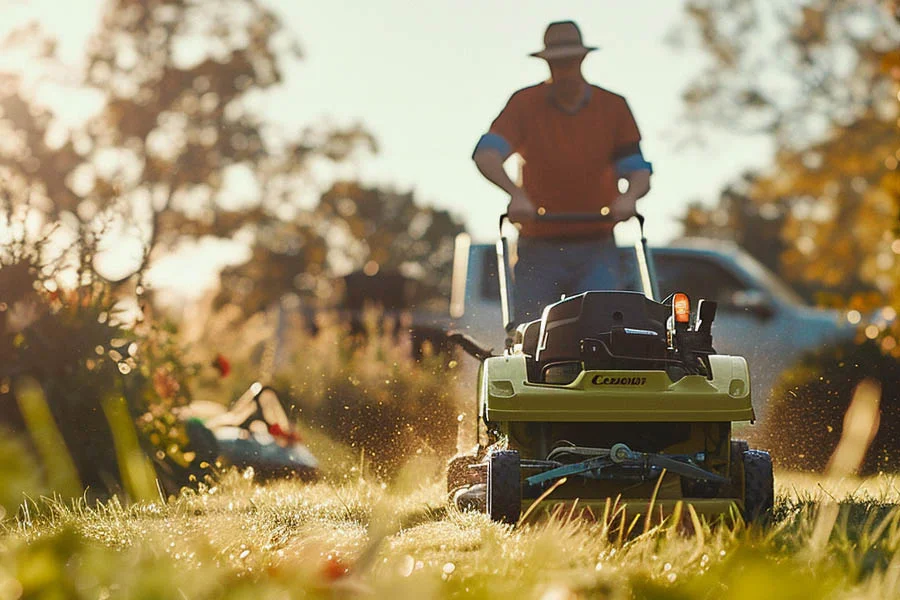 cordless black and decker lawn mower